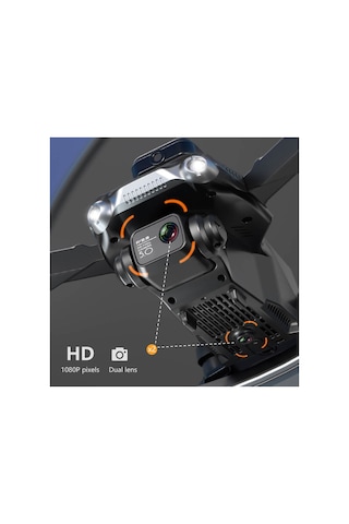 V28 360 Engelden Kaçınma Özellikli Çift Kameralı Drone Hd Hava Çekim - Taşıma Çantalı