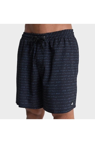Quiksilver Stretch Printed Erkek Lacivert Mayoşort