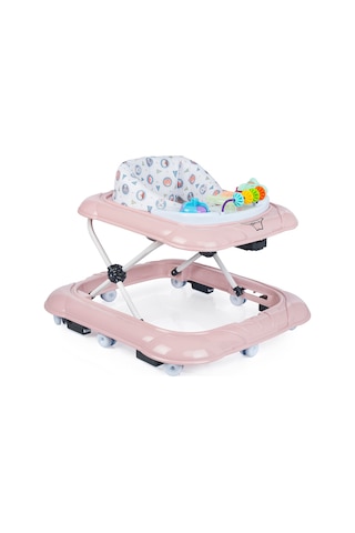 Baby Force Lüks Müzikli Yürüteç Pudra