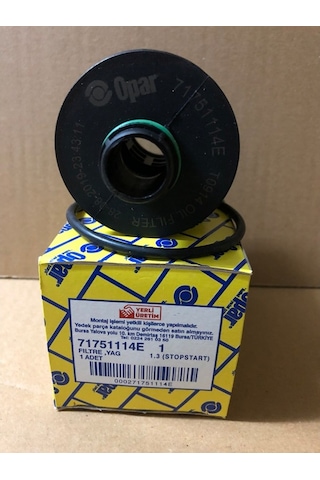 Fiat 1.3 Euro 5 Motor Yag Filtresi 71751114E 398861999