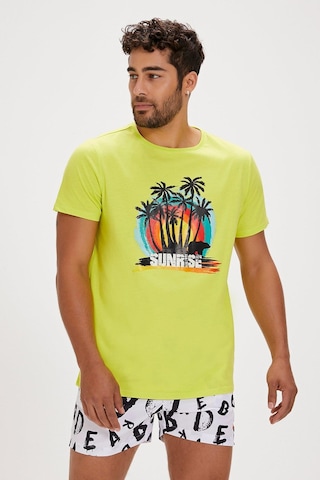Bad Bear Ricardo Erkek Tişört-6570 Sulphur Sarı