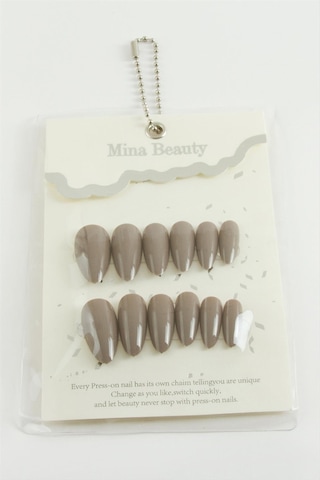 Mina - 890 - Beauty Kedi Gözü - Csmo-tex - Takma Tırnak-kahverengi-1