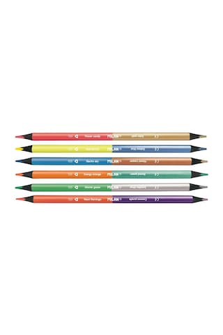 Mılan 07123306 Metalık Çift Uçlu Kuru Boya 6lı