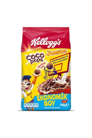 Kellogg's Coco Pops Jumbos Çikolatalı Buğday ve Mısır Gevreği 700 G