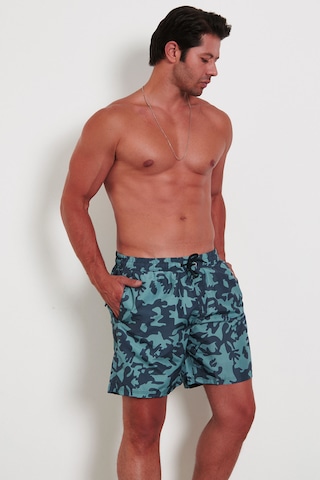 Enrico Ferry Erkek Hızlı Kuruyan Kamuflaj Baskı Deniz Şortu 2531