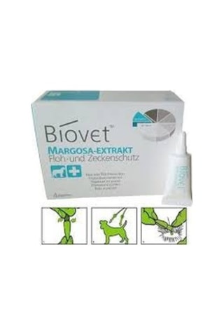 Biovet Büyük Irk Köpekler için Bitkisel Pire ve Kene Damlası 4 Adet