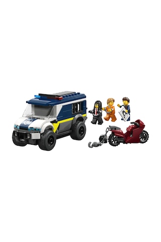 LEGO® City Polis Mahkum Nakliye Aracı 60479 - 6 Yaş ve Üzeri Çocuklar için Yaratıcı Oyuncak Yapım Seti (198 Parça)