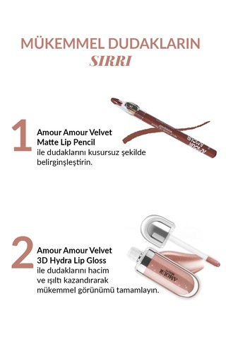 Amour Amour 3d Hydra Nemlendirici Dudak Parlatıcısı Işıltılı & Hacim Veren Lip Gloss 20 Chestnut