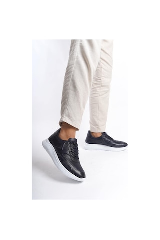 Mubiano Hakiki Deri Mbknt2090-lcv Erkek Lacivert Sneaker & Spor Ayakkabı Lacivert