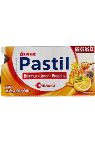 Ülker Pastil Ihlamur Limon Propolis Aromalı 22,4 Gr 12 Adet