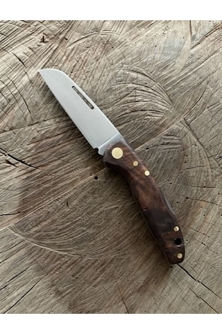 Dmr Mini Çakı El Yapımı Çakı Avcı Kampçı Bıçagı Cep Bıçak 17cm Kahverengi