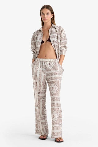 Defacto Regular Fit Şal Desenli Plaj Pantolonu-fall İn Love F8336ax25hsbn166 Kahve