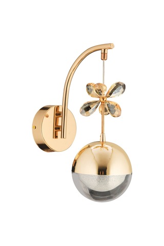 Küre Gold Ledli Aplik Salon Mutfak Oda Oturma Odası Hol Ledli Aplik Sb-ld-707 Gold