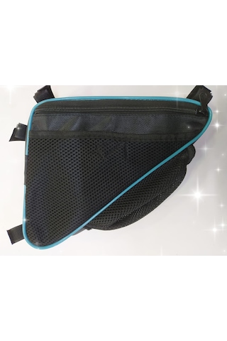 Esay Bisiklet Kadro Arası Üçgen Çanta (suluk Fileli) 1-1-1-1 Siyah