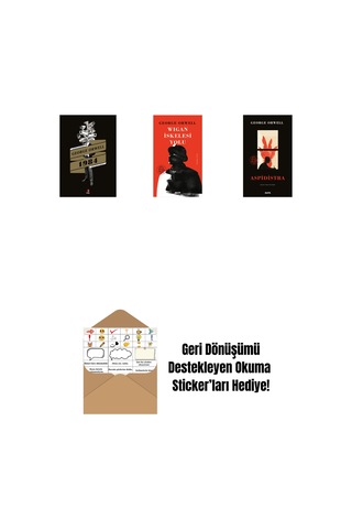 1984 + Wigan İskelesi Yolu + Aspidistra Ciltli + Okuma Sticker'ları