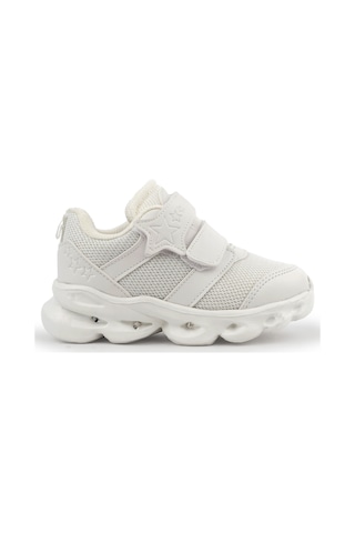 Cool Caty Ortapedik Işıklı Siyah Bebe Spor Ayakkabı Beyaz