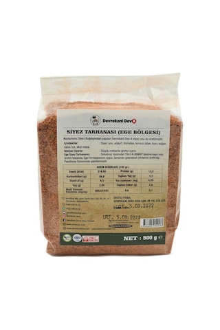 Devrekani Deva Çocuk Siyez Tarhanası (Ege Yöresi) Yöresel Katkısız 500 G