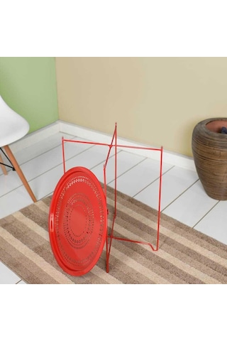 Handy Mate Vergo Tepsi Ve Sehpa - Kırmızı Kırmızı