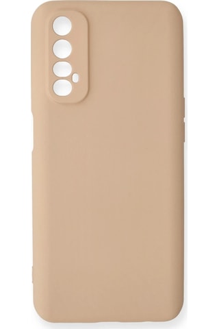 Newface - 377 - Realme 7 Kılıf Nano İçi Kadife Silikon - Edntrend - - Pudra