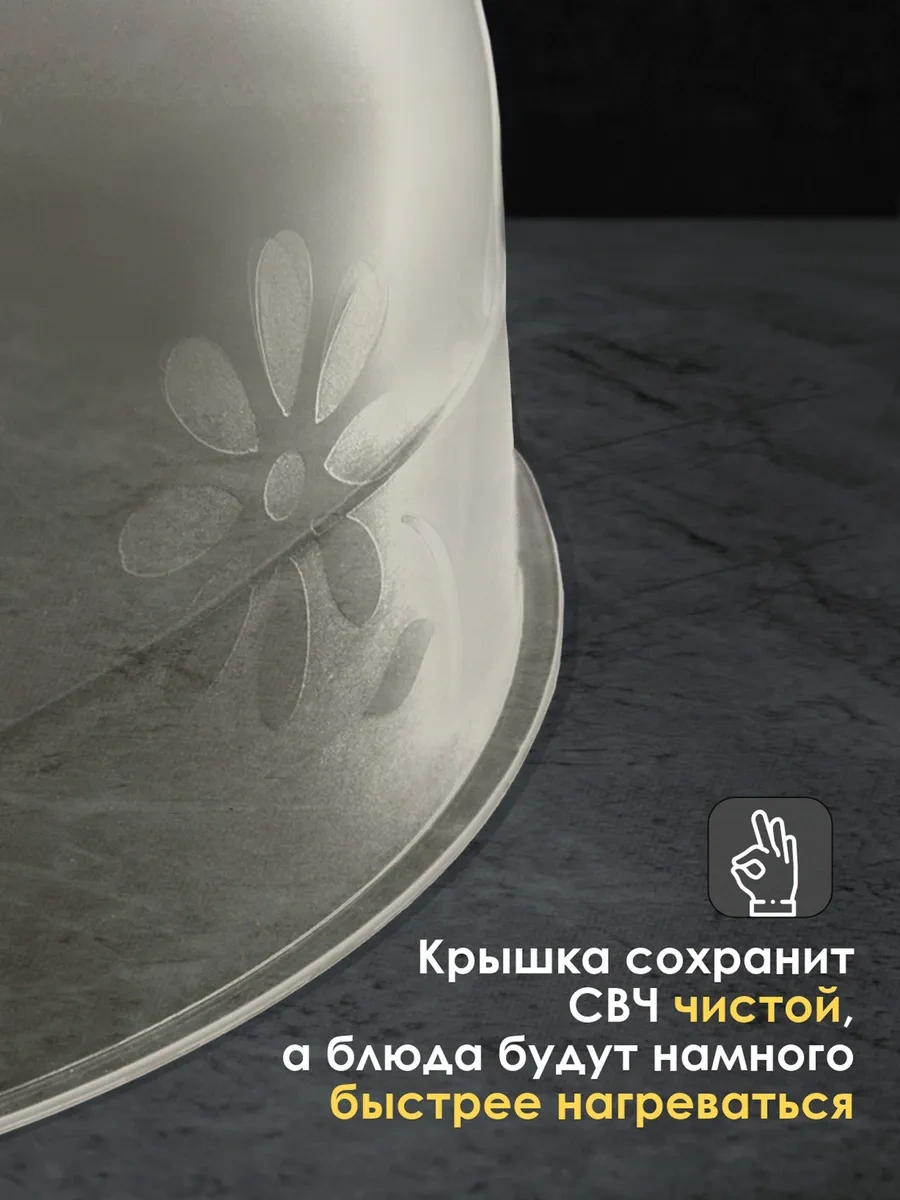 Konono Mikrodalga Fırın Kapağı 25 Cm 371887925 Beyaz