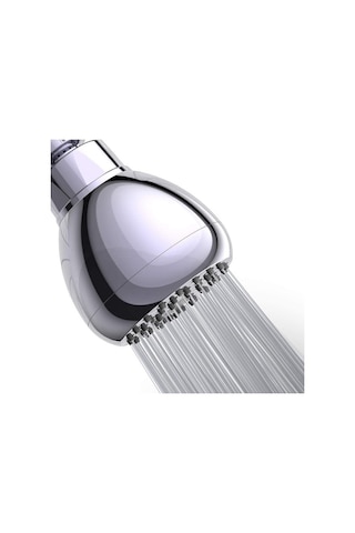 Bloomnest Lebıhmurah Bf1582 Gümüş Yüksek Basınçlı 3 İnç Tıkanmaz Krom Duş Başlığı Gümüş