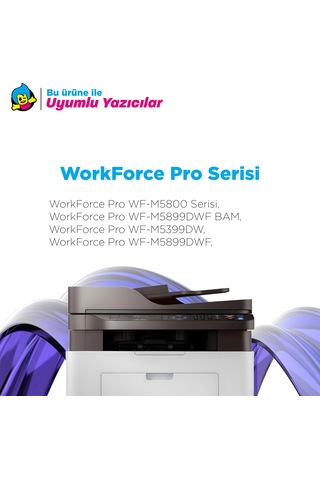 Epson T12f1 - C13t12f140 Uyumlu, Kartuş 40k/ Workforce Pro Wf-m5800 / Wf-m5899dwf Bam / Wf-m5399dw /wf-m5899dwf