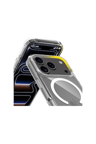 Buff Apple iPhone Uyumlu 18 Pro /17 Pro Magsafe Air Hybrid Kılıf Şeffaf