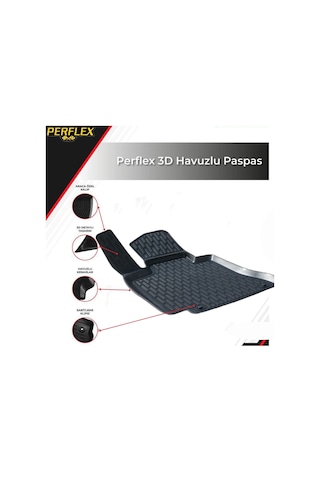 3d Paspas Siyah Mercedes C Serisi W204 2008-2015