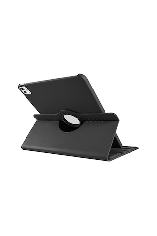 Apple Uyumlu iPad Pro 13 Inç 2024 M4 A2925-a2926 Dönebilen Pu Deri Standlı Tablet Kılıfı