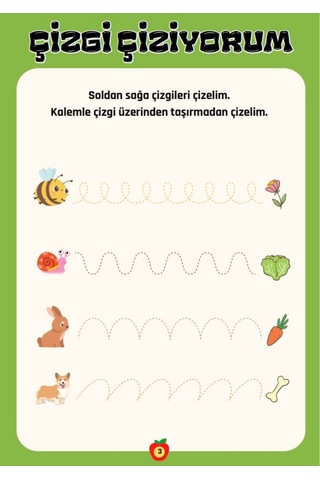 Çizgi Çiziyorum Yaz-sil Kitabı Okul Öncesi Ve Birinci Sınıflar İ