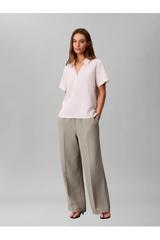 Calvin Klein Casual Twıll Pant, Pez, Xxs Bej Kadın Pantolon