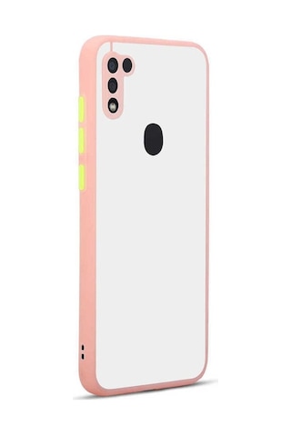 Galaxy A11 Kılıf Zore Hux Kapak Pembe