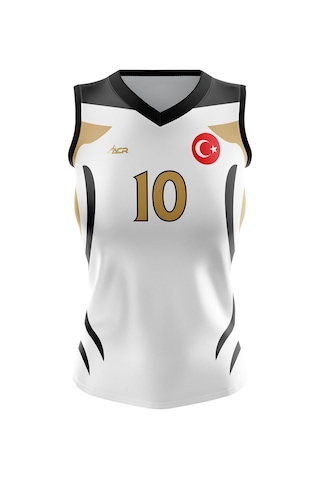Acr Giyim Voleybol Forması Model 722 - Kişiye Özel İsim Ve Numara Yazılabilir, Dijital Baskı Tasarım Tek Üst