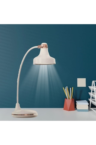Buffer Dokunmatik 3 Farklı Led Işıklı Çalışma Masası Üstü Lamba -m11 Krem