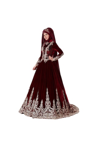 Ceyyiz Tesettür Modeli Bindallı Kına Elbisesi Lavin