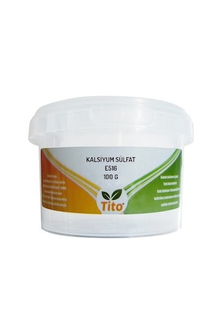 Tito Kalsiyum Sülfat E516 100 G