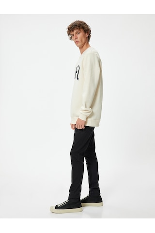 Koton Super Skinny Fit Kot Pantolon - Justin Jean Siyah 5wam40101nd Siyah