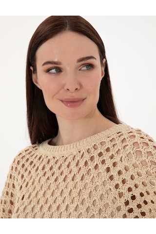 Pierre Cardin Kadın Bej Kazak /triko 50301176-vr011 Bej