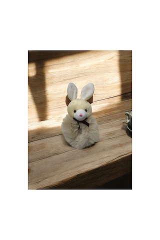 Tavşan Figürlü Peluş Lastik Simit Toka Krem - 673860736 Krem Tavşan Figürlü Peluş Lastik Simit Toka Krem - 673860736 Krem