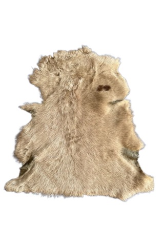 Naturel Uzun Tüylü Koyun Postu - Doğal Post Paspas Vizon