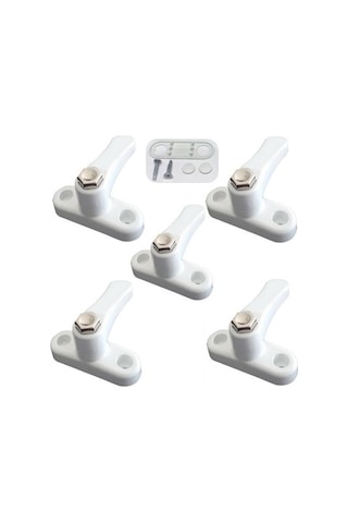 5 Adet Çelik Pvc Kapı Pencere Emniyet Kilidi Pimapen Düğmeli Kili