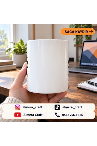 Kişiye Özel Motivasyon Kupası Yeni İş Ve Mezuniyet Hediyesi Beyaz - Beyaz