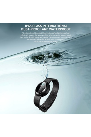 Yaozixa Q9 Ultrasonik Uçucu Kovucu: Su Geçirmez Kordon, Çocuk-yetişkin-hamile İçin, 7 Gün Kullanim Süresi, Siyah-mor