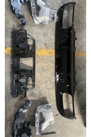 Mercedes W205 C63 Amg Arka Tampon & Difüzör Seti