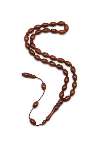 İznik Kuka Ağacı Tesbih 6 X 10 Mm Arpa Kesim - T-1550