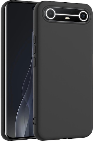 Microsonic Matte Silicone Tecno Spark Slim 5g Kılıf Siyah -