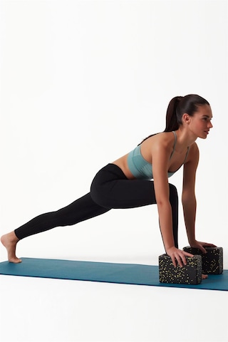 Actifoam Yoga Blok 2'li Set/ Orta Sert/siyah-sarı Sarı - Siyah