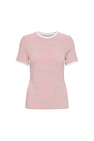 Only Bayan T Shirt 15315406 Ekru-kırmızı