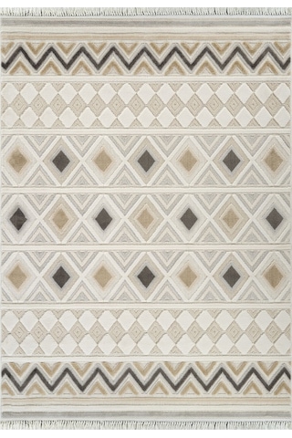 Kaşmir Halı 7/24 Luna Orbit 160x230 CM Salon Mutfak Halısı Yolluk Kilim