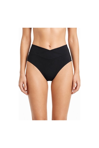 Loya Kadın Siyah V Yüksek Bel Tek Alt Bikini